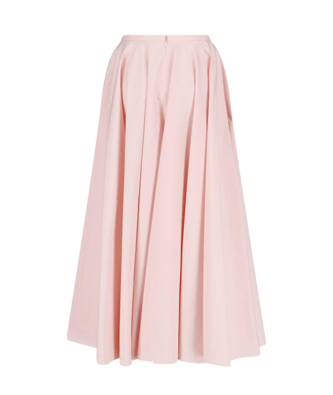 GIVENCHY Розовая хлопковая юбка макси, фото 2