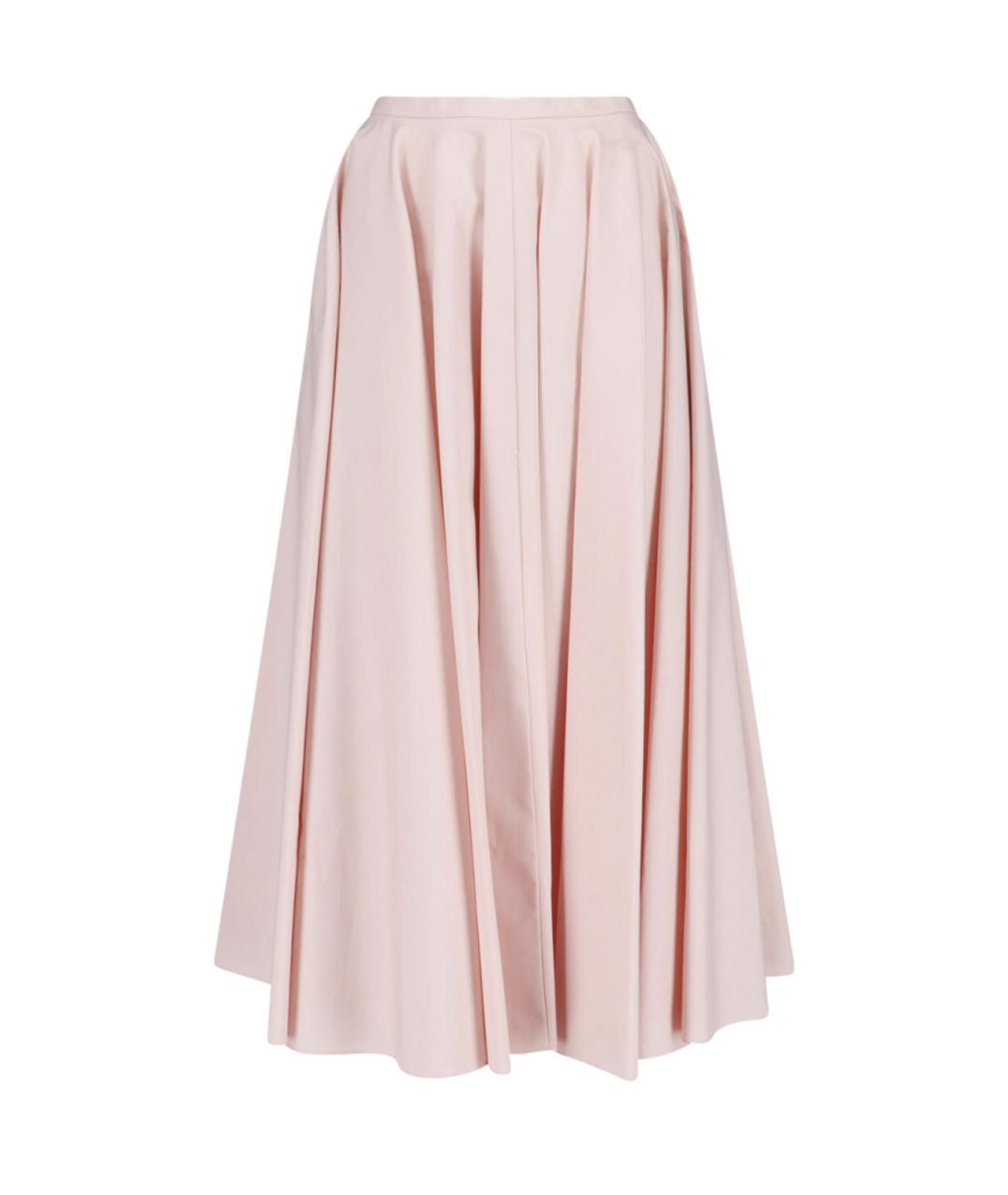 GIVENCHY Розовая хлопковая юбка макси, фото 1