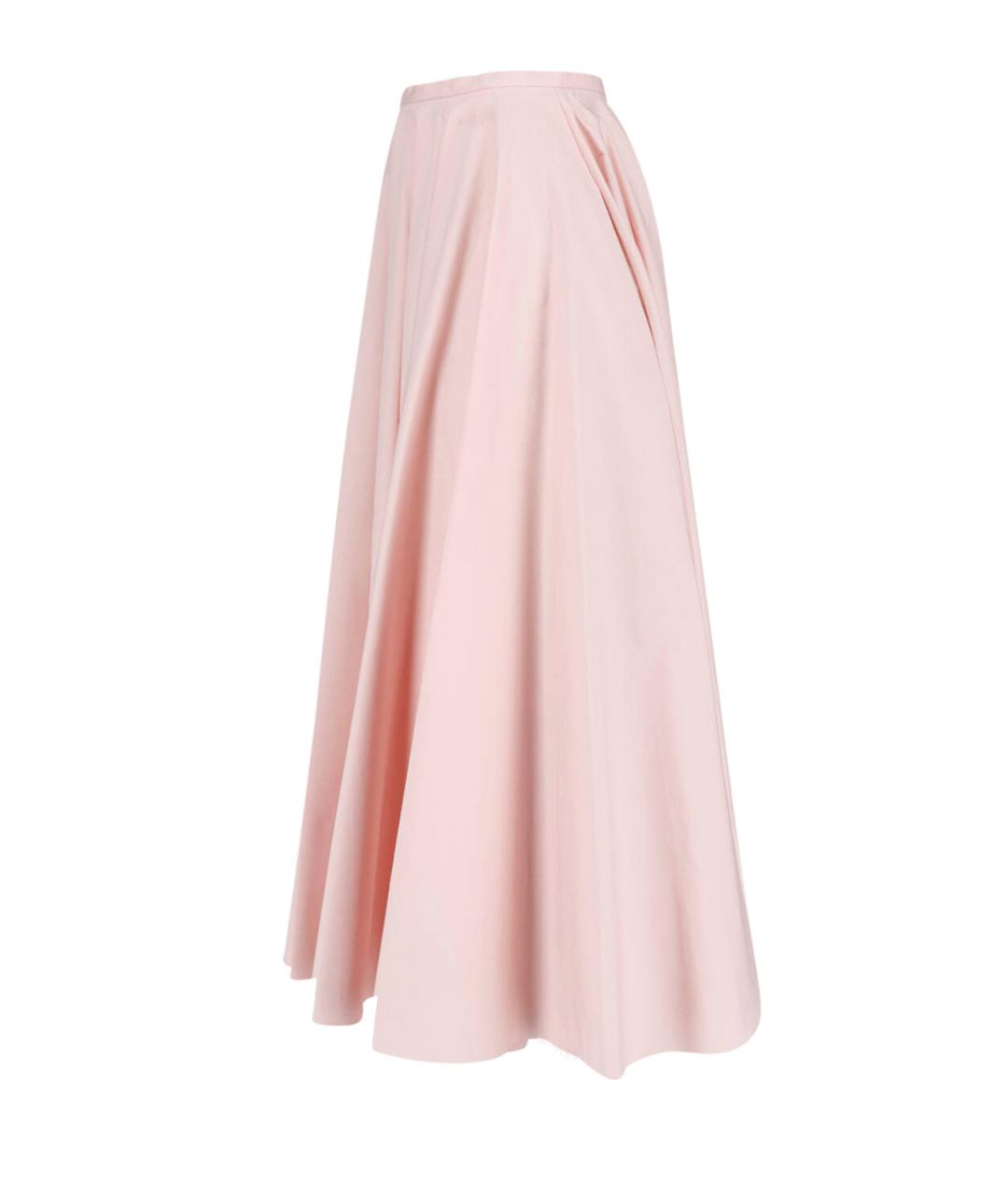 GIVENCHY Розовая хлопковая юбка макси, фото 3