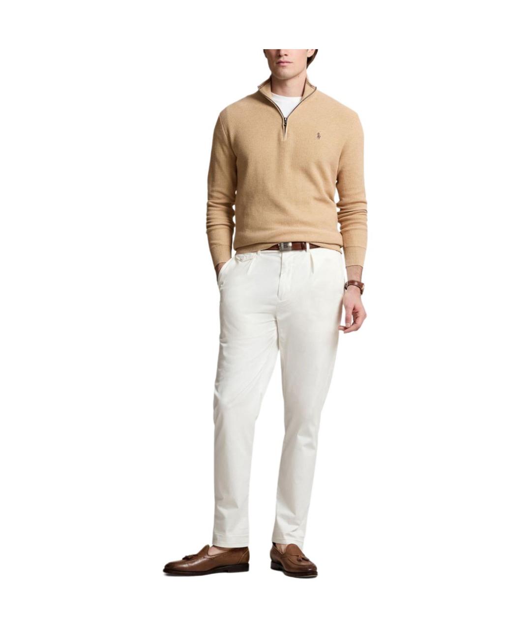 POLO RALPH LAUREN Коричневый джемпер / свитер, фото 2