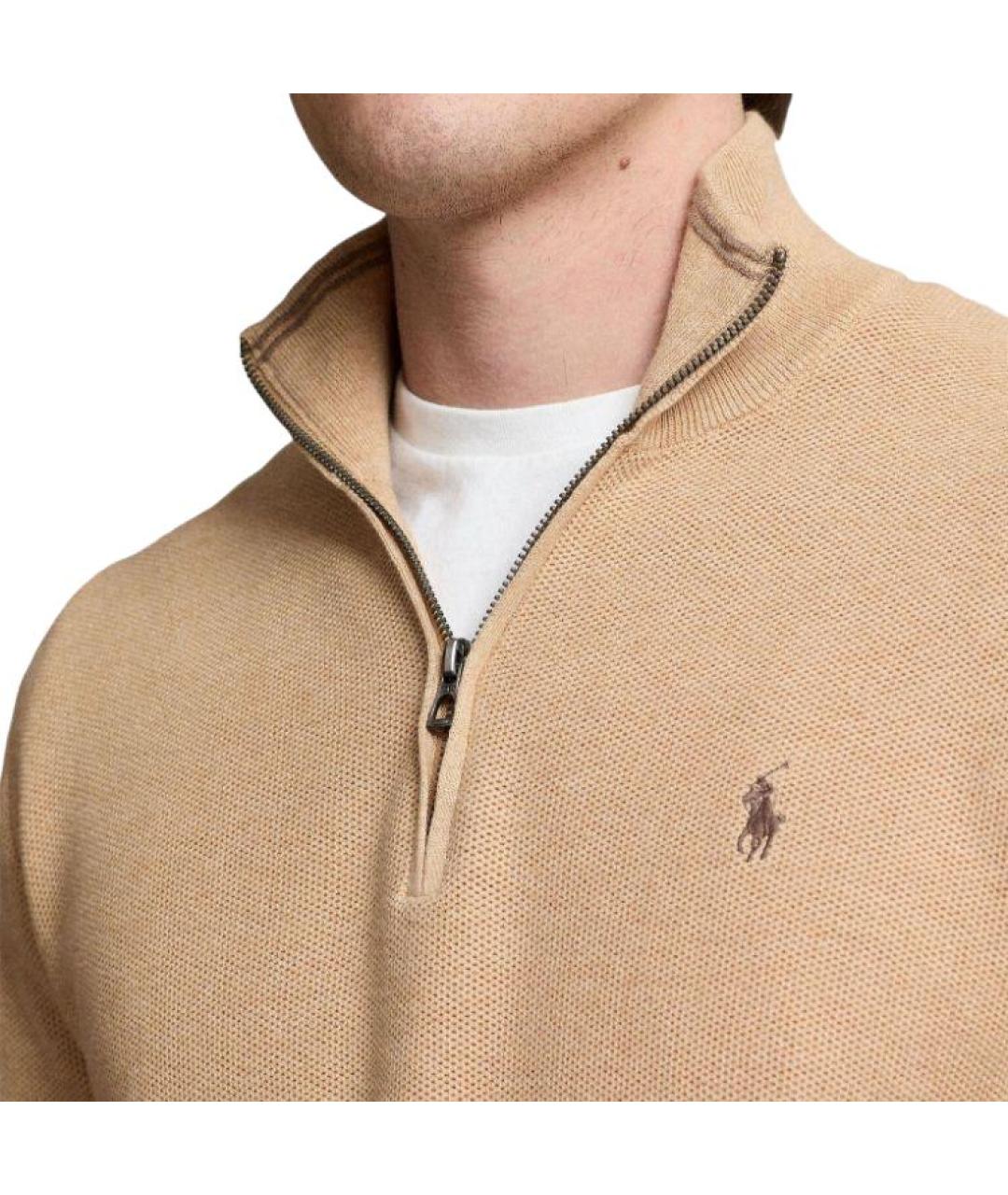 POLO RALPH LAUREN Коричневый джемпер / свитер, фото 5