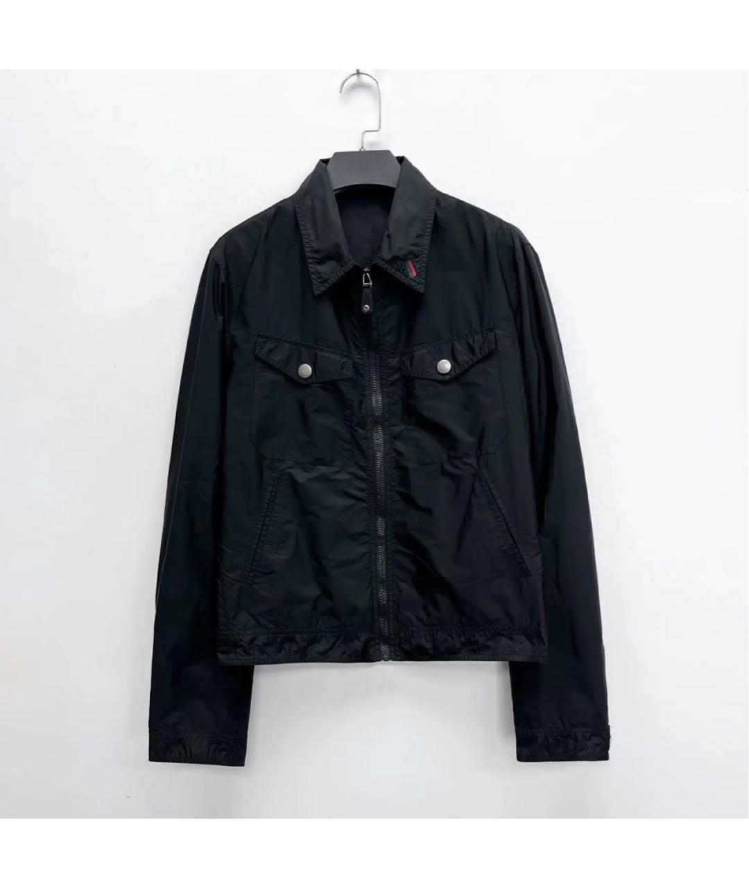 GUCCI Черная полиэстеровая куртка, фото 9