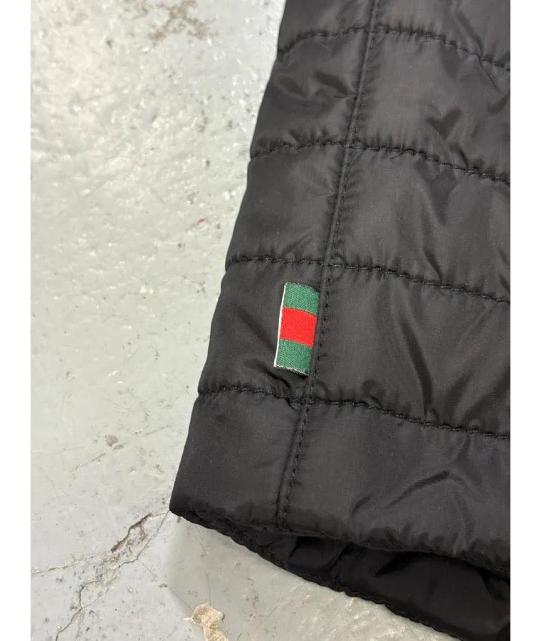 GUCCI Черный полиамидовый пуховик, фото 5