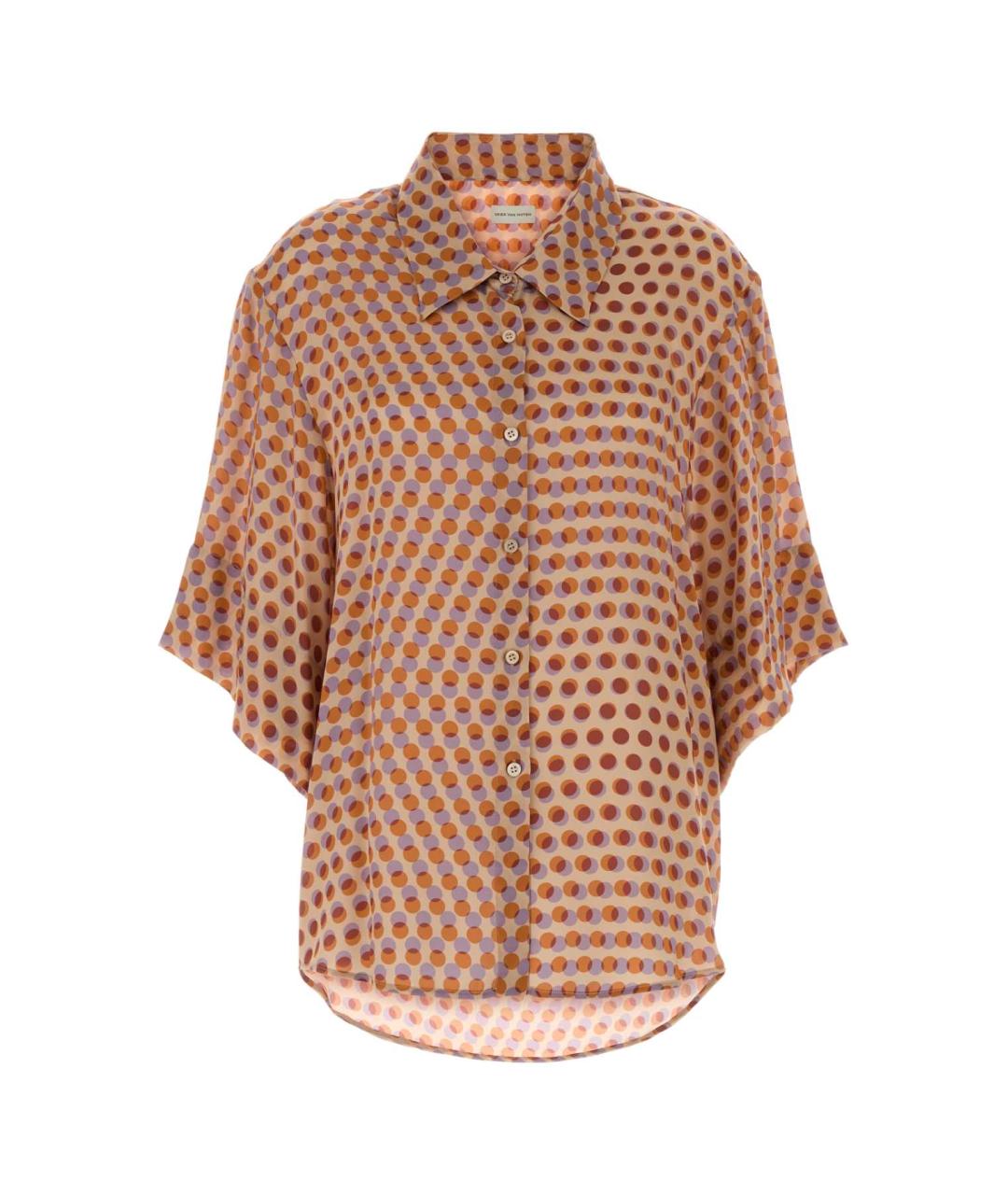DRIES VAN NOTEN Мульти шелковая рубашка, фото 1