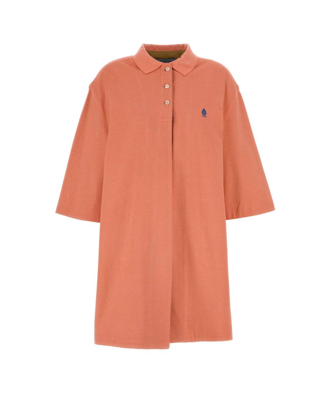 PRADA Розовое хлопковое пальто, фото 1