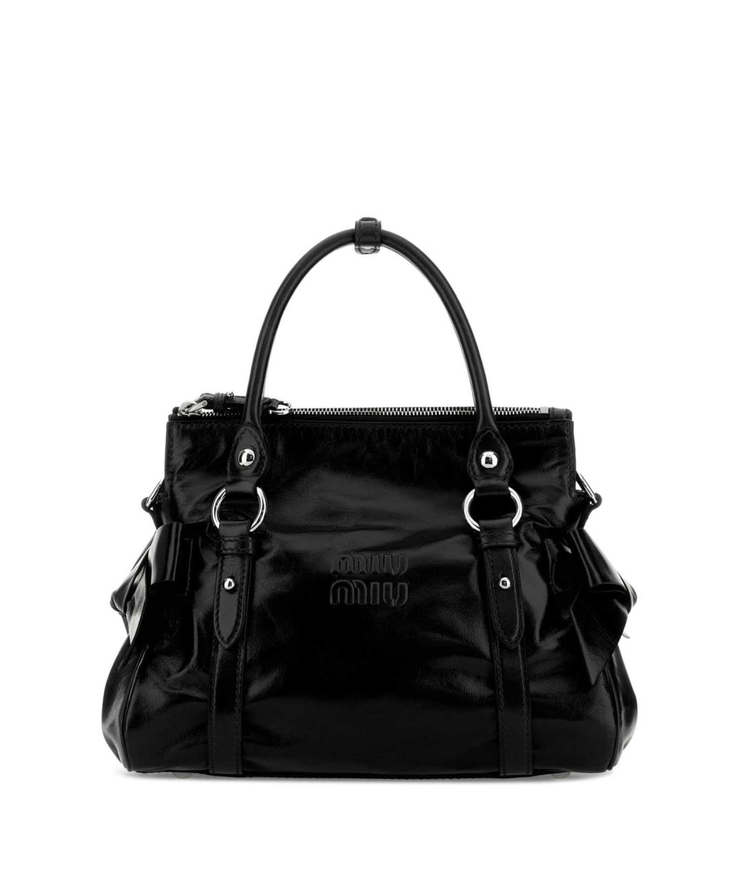 MIU MIU Черная сумка с короткими ручками, фото 1