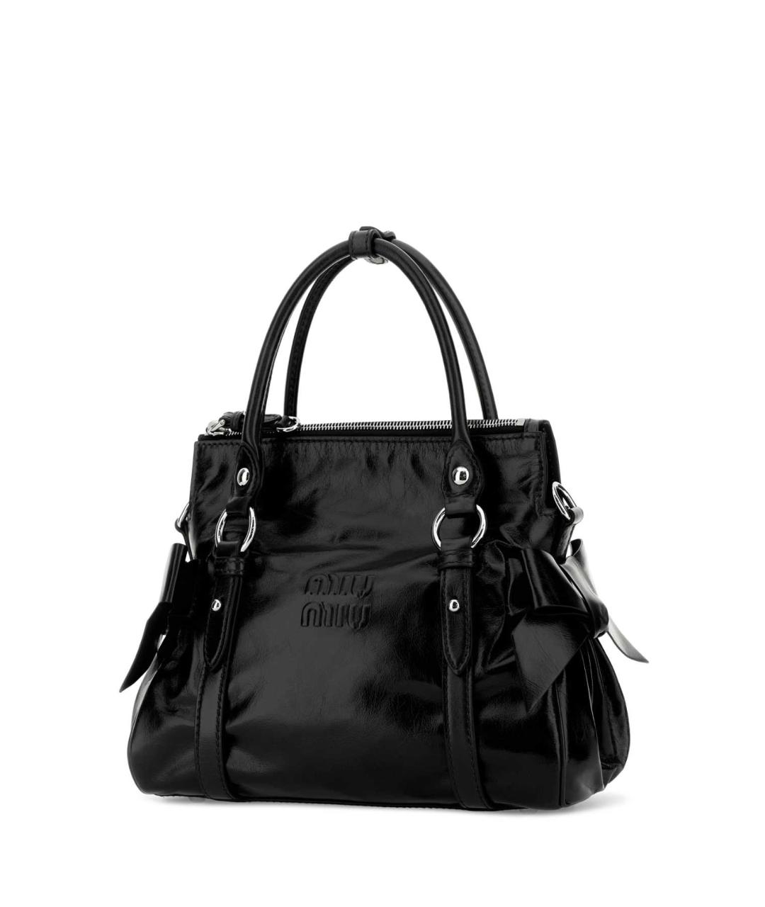 MIU MIU Черная сумка с короткими ручками, фото 2