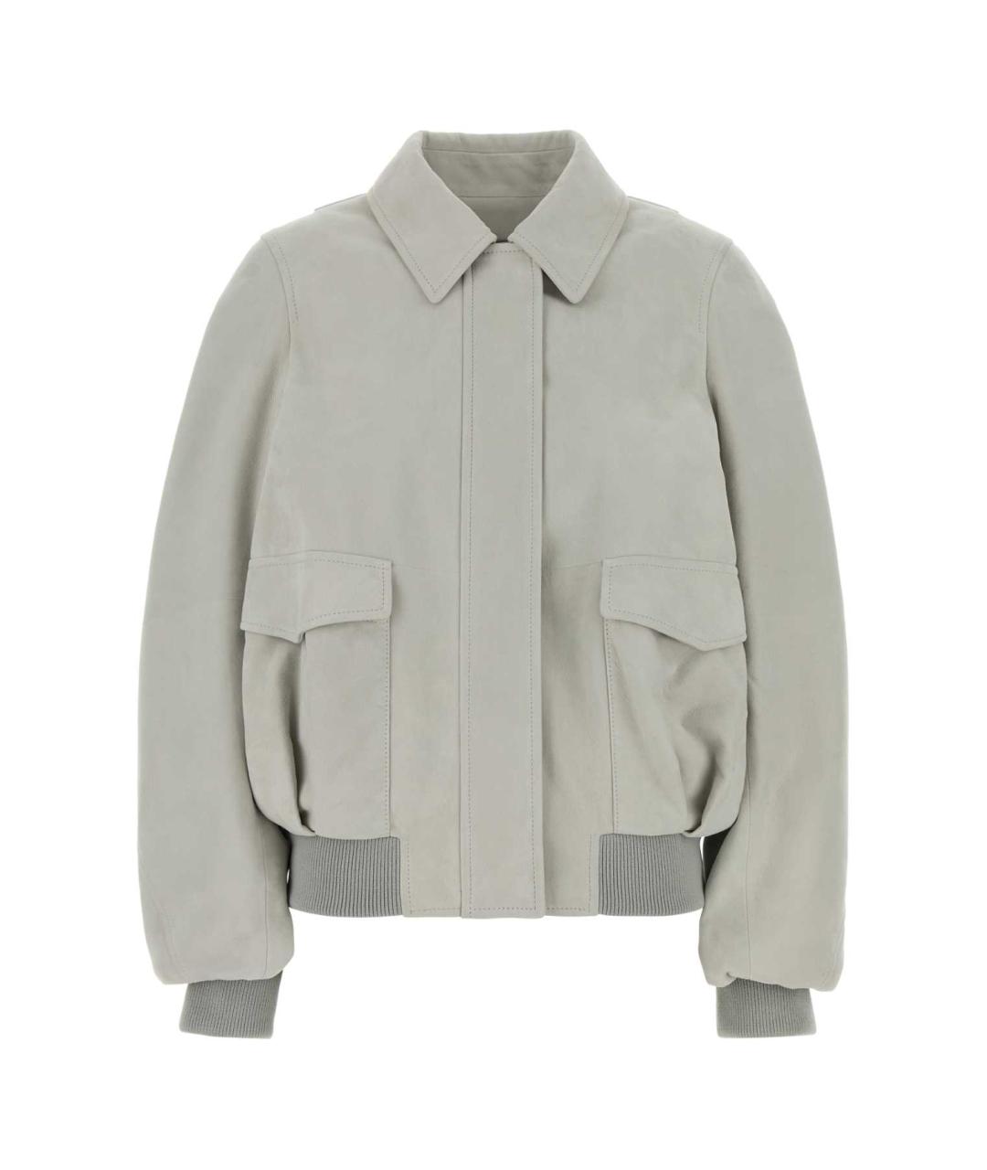 LOEWE Серая замшевая куртка, фото 1