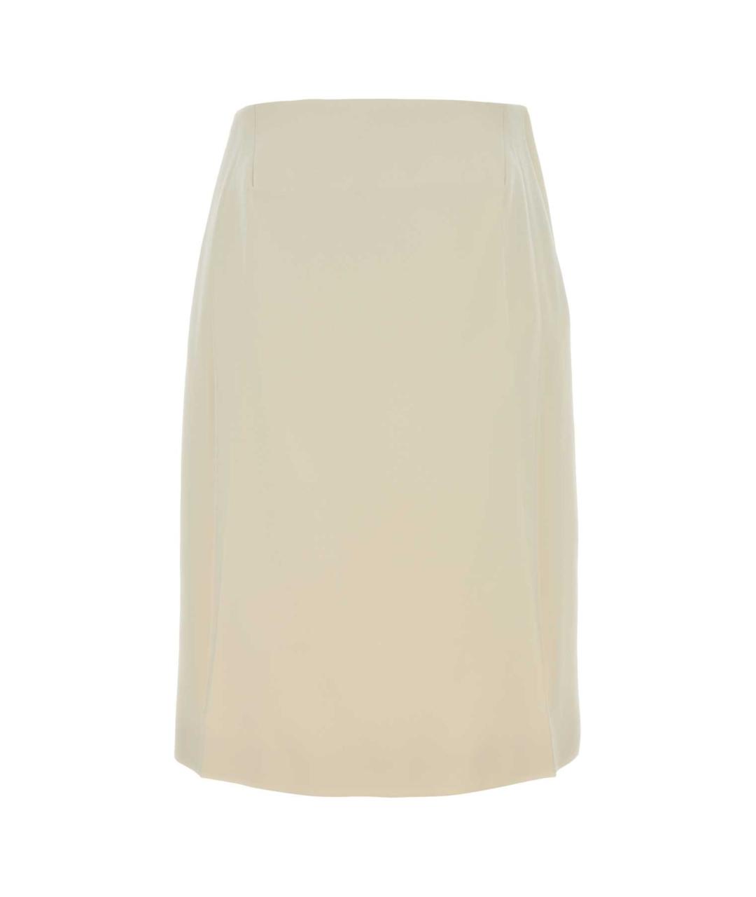 JIL SANDER Белая юбка миди, фото 1