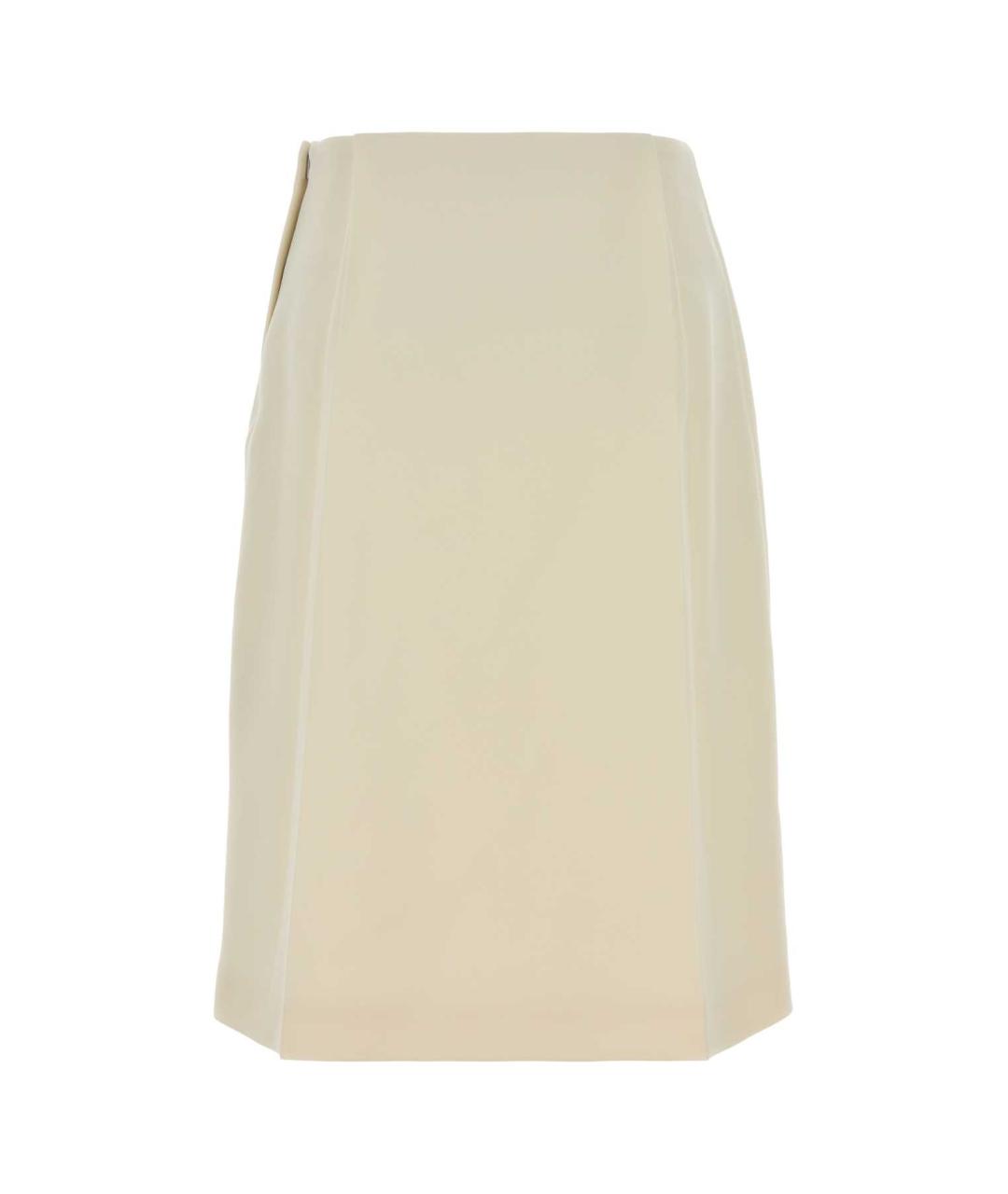 JIL SANDER Белая юбка миди, фото 2