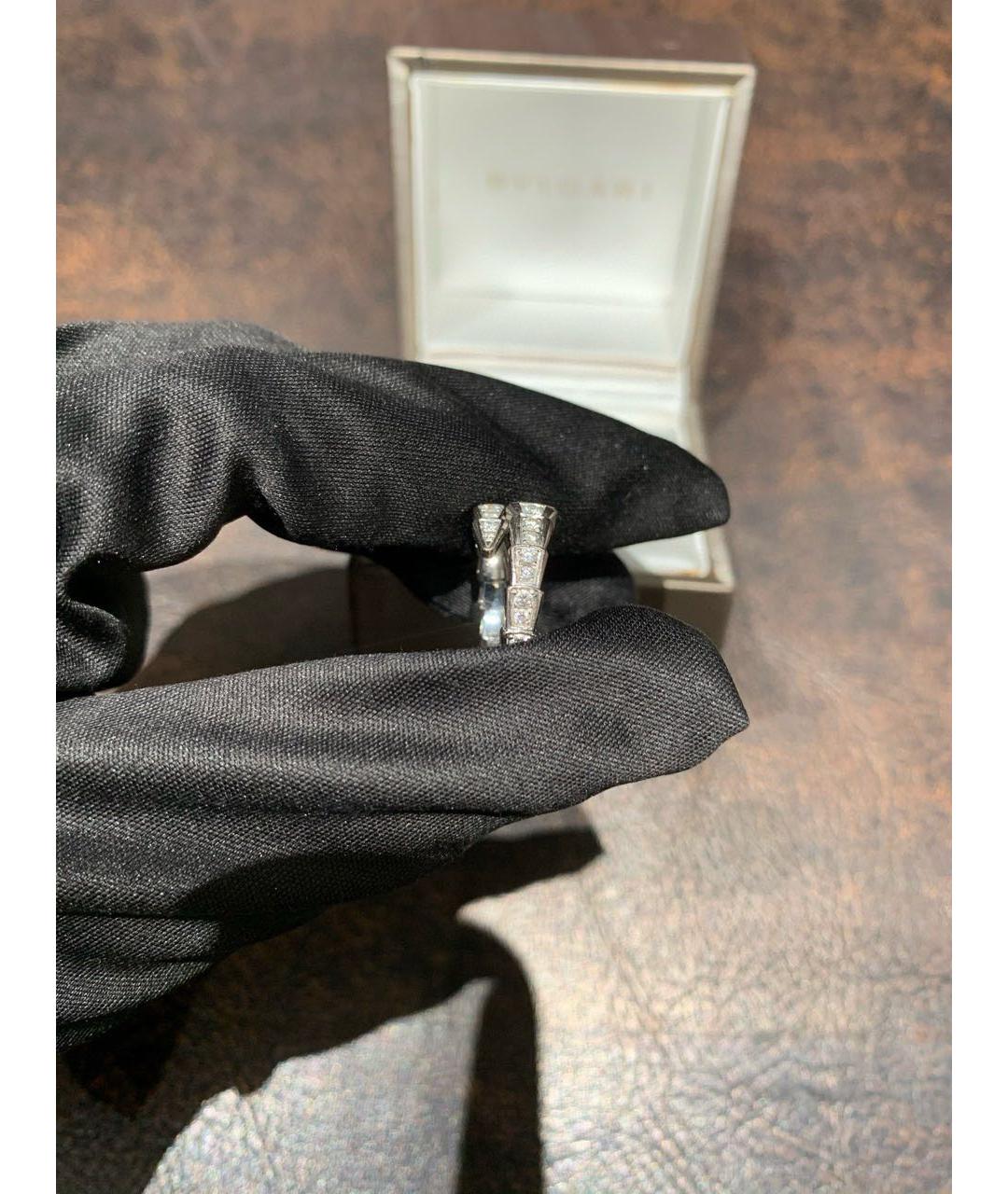 BVLGARI Серебряное кольцо из белого золота, фото 6