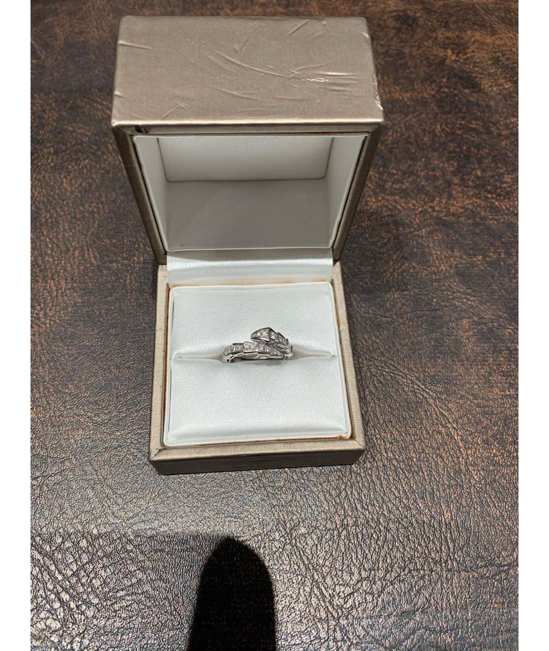 BVLGARI Серебряное кольцо из белого золота, фото 2