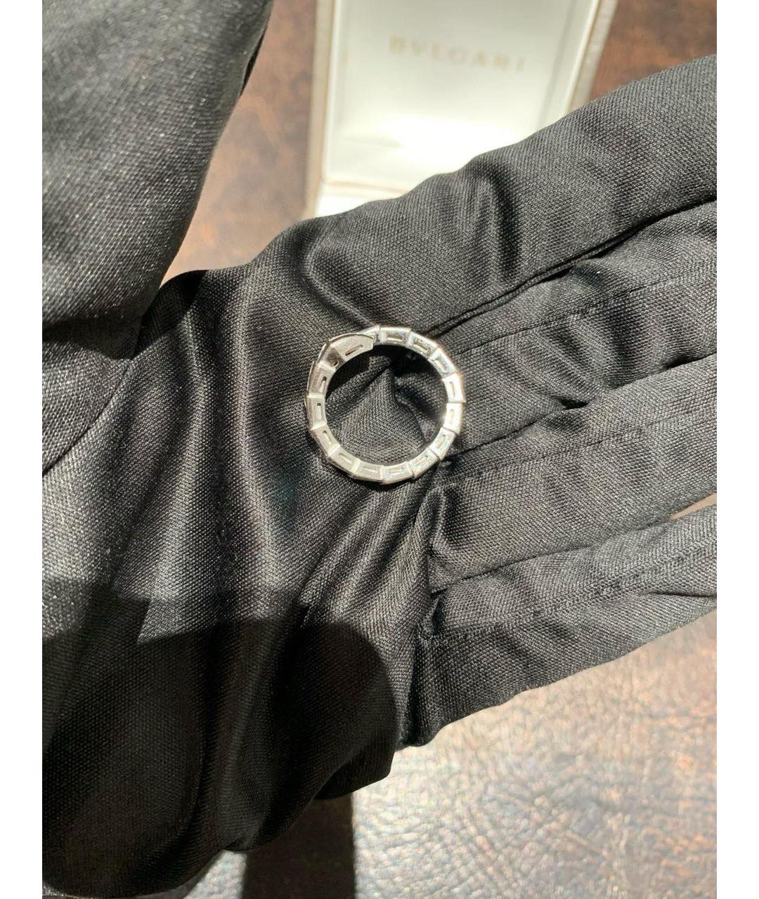 BVLGARI Серебряное кольцо из белого золота, фото 3