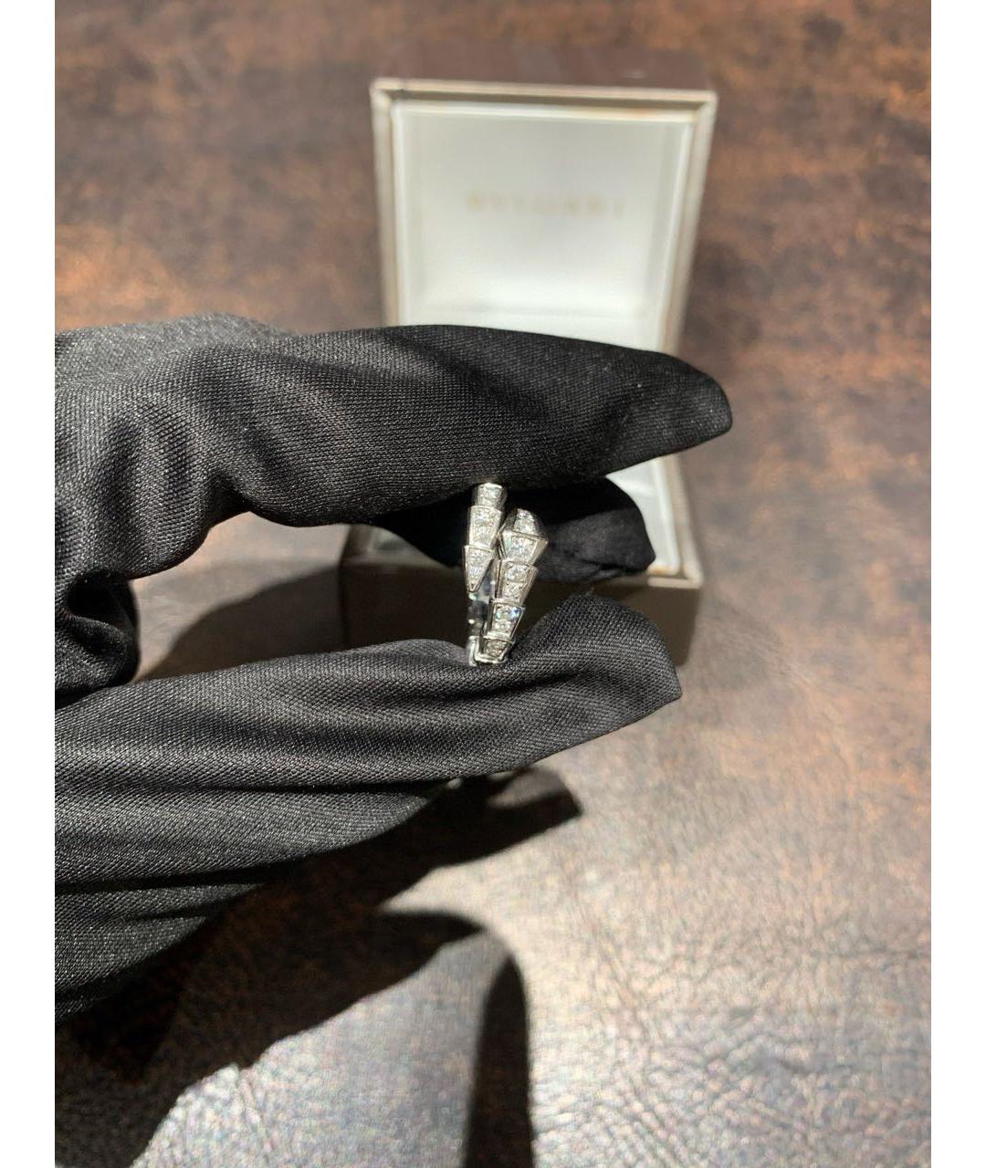 BVLGARI Серебряное кольцо из белого золота, фото 5
