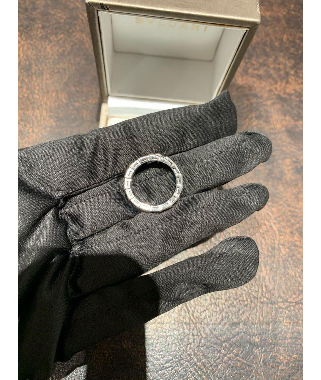 BVLGARI Серебряное кольцо из белого золота, фото 4