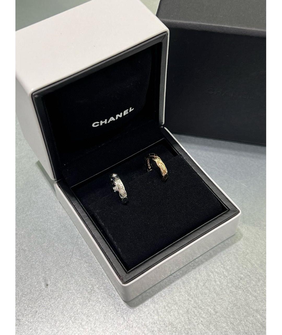 CHANEL Серебряные серьги из белого золота, фото 6