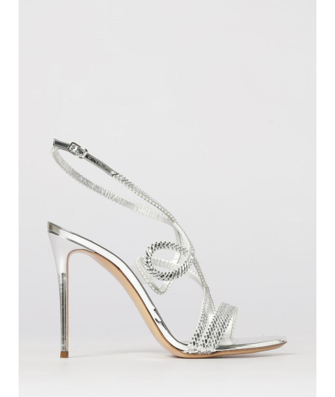 CASADEI Серебряные босоножки, фото 5