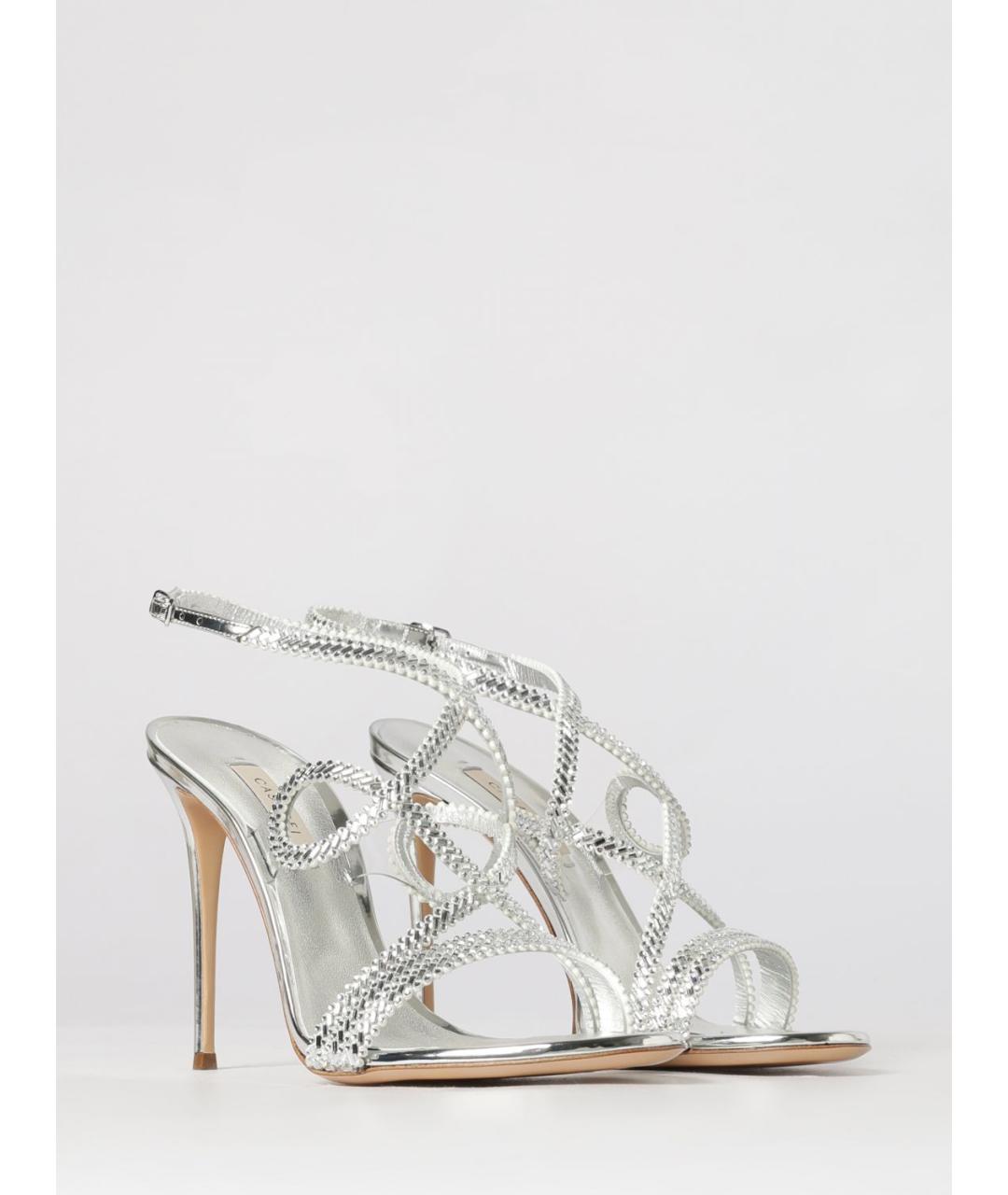 CASADEI Серебряные босоножки, фото 2