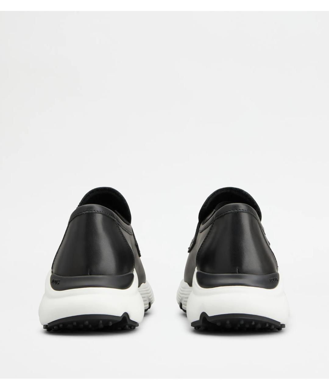 TOD'S Черные кожаные лоферы, фото 3