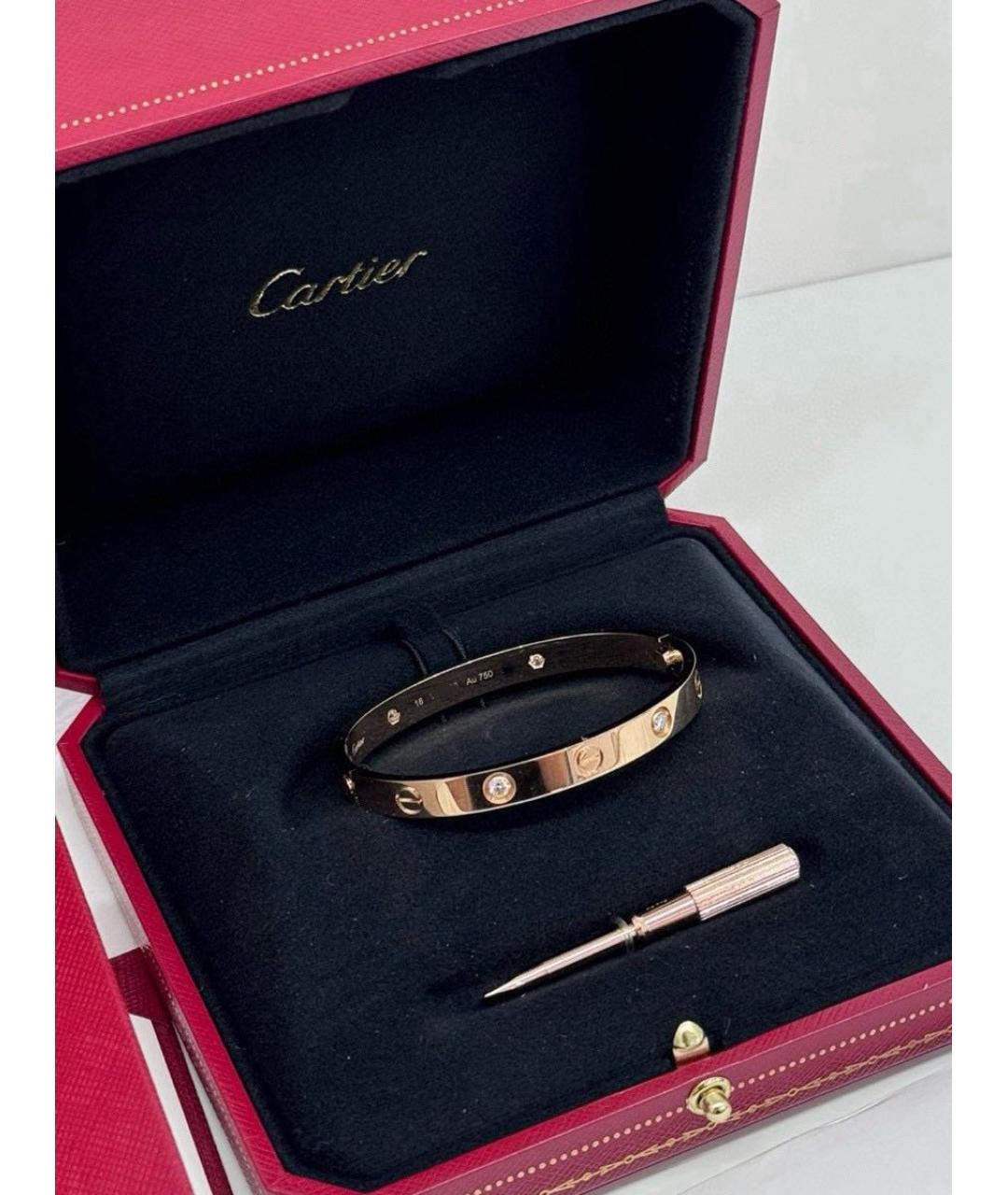 CARTIER Золотой браслет из розового золота, фото 5