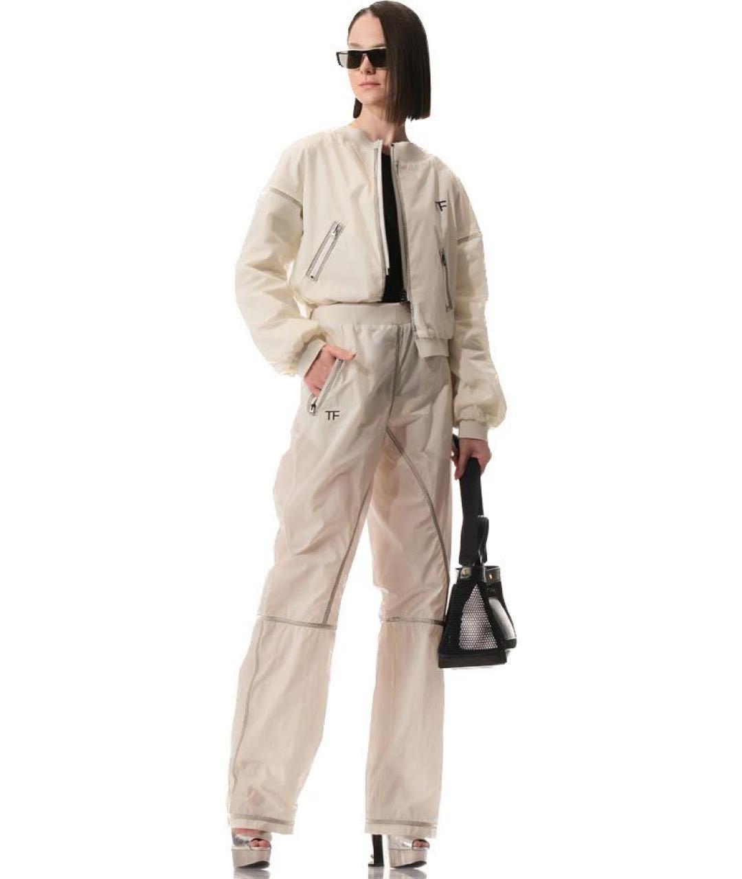 KITON Белый костюм с брюками, фото 4