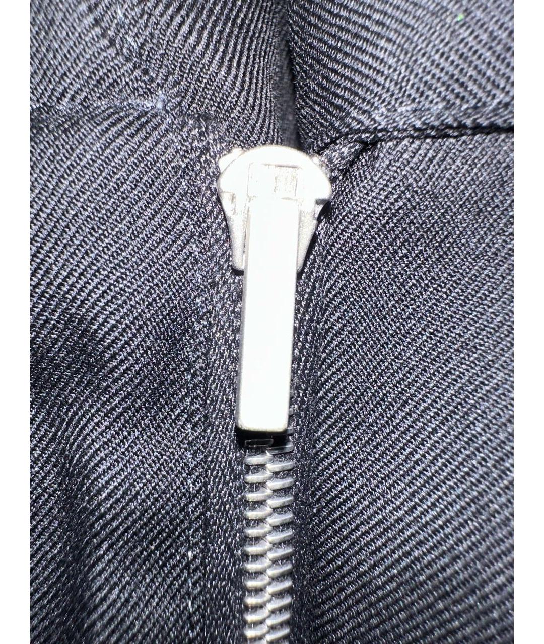 JIL SANDER Черные шерстяные классические брюки, фото 7