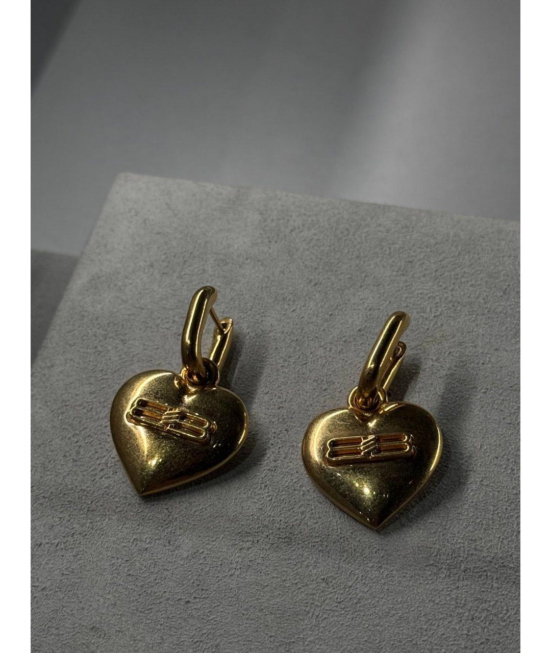 BALENCIAGA Золотые серьги, фото 3