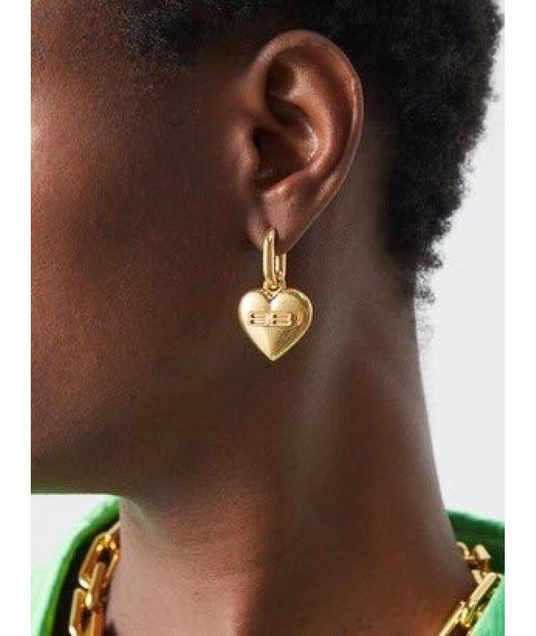 BALENCIAGA Золотые серьги, фото 2