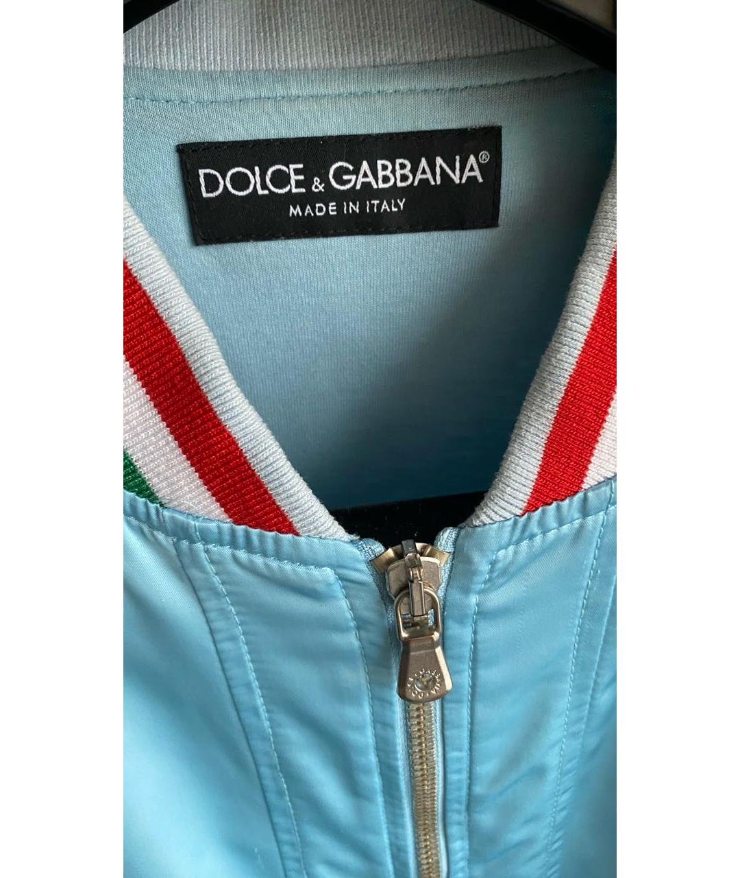 DOLCE&GABBANA Голубая куртка, фото 4