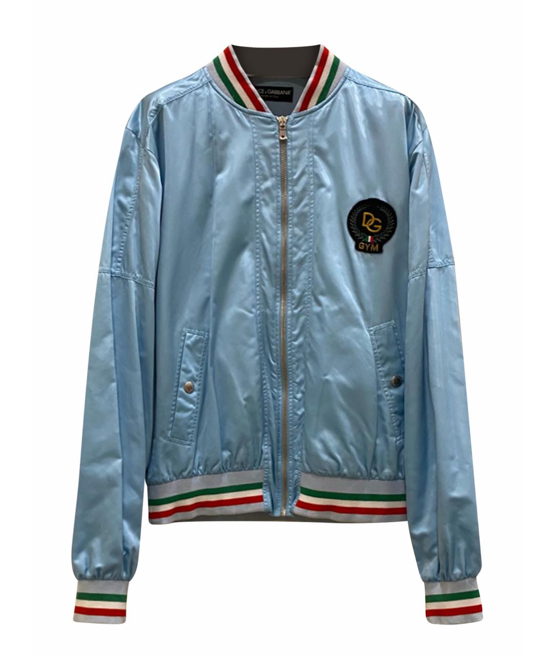 DOLCE&GABBANA Голубая куртка, фото 1