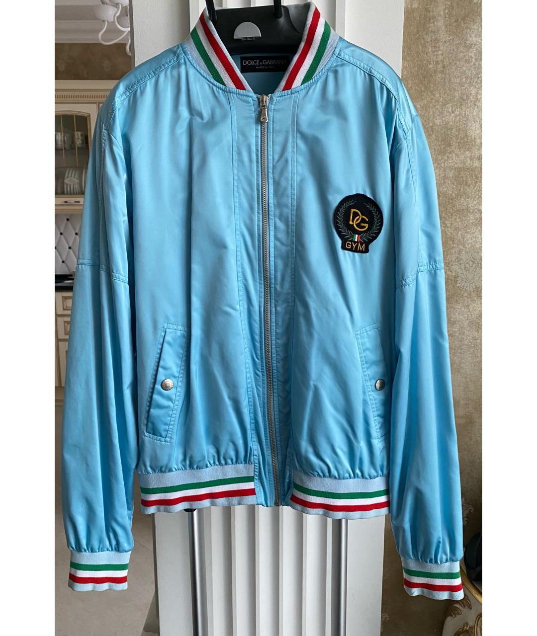 DOLCE&GABBANA Голубая куртка, фото 6