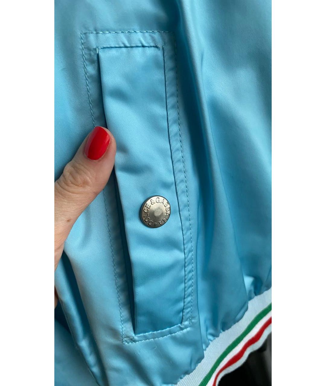 DOLCE&GABBANA Голубая куртка, фото 5