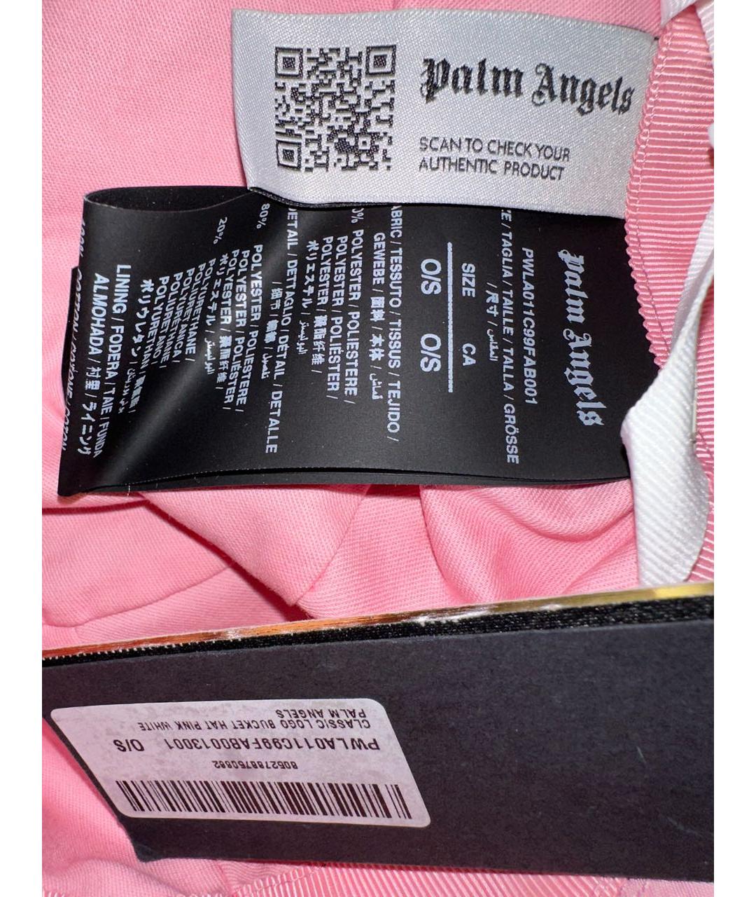 PALM ANGELS Розовая панама, фото 5