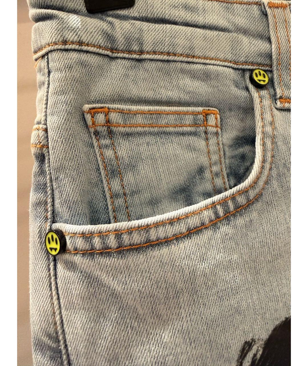 BARROW Голубые хлопковые детские джинсы, фото 5