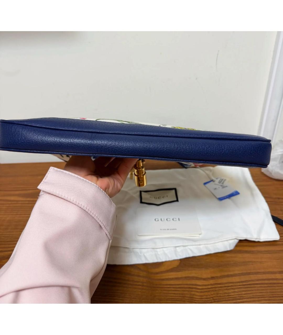 GUCCI Мульти жаккардовая сумка с короткими ручками, фото 5