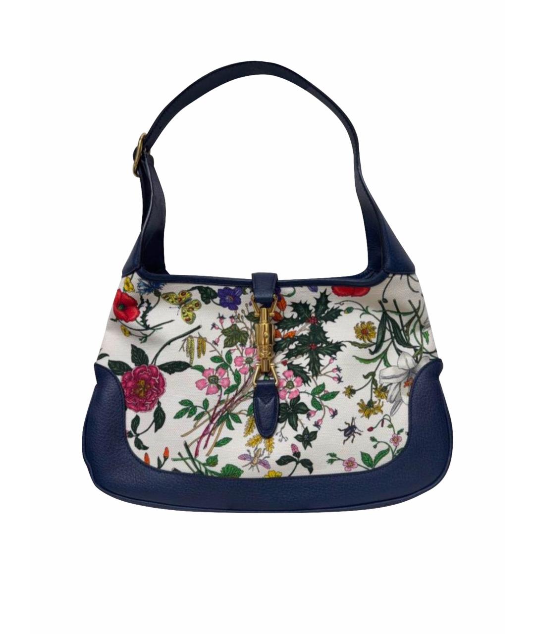 GUCCI Мульти жаккардовая сумка с короткими ручками, фото 1