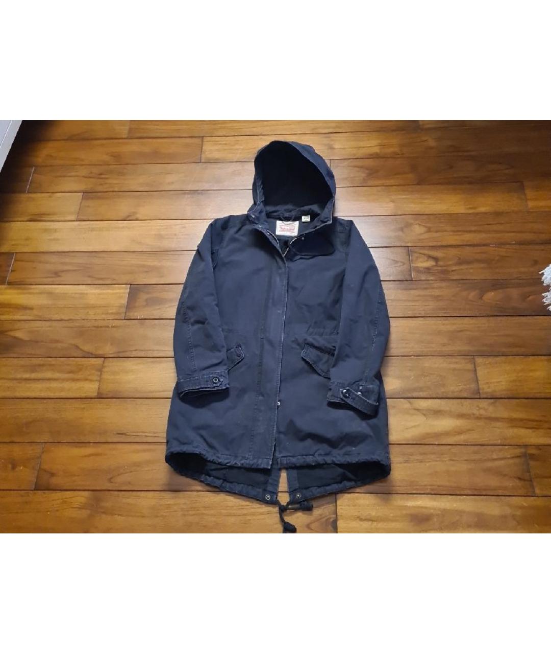 LEVI'S Темно-синяя хлопковая парка, фото 4