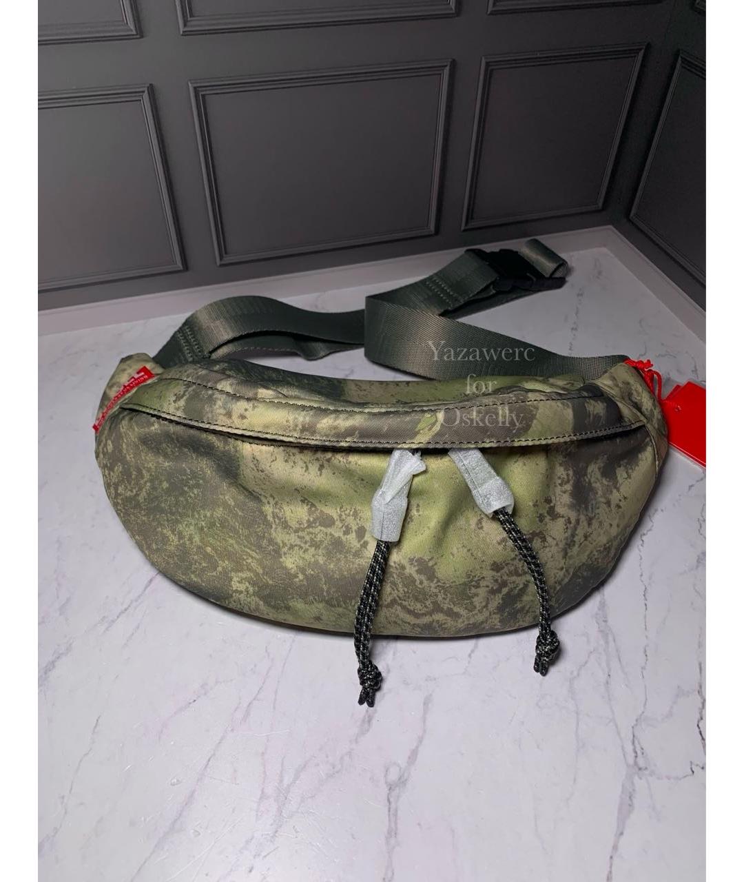 DIESEL Хаки поясная сумка, фото 2