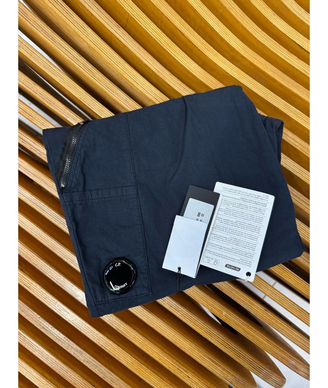 CP COMPANY Темно-синие хлопковые повседневные брюки, фото 4