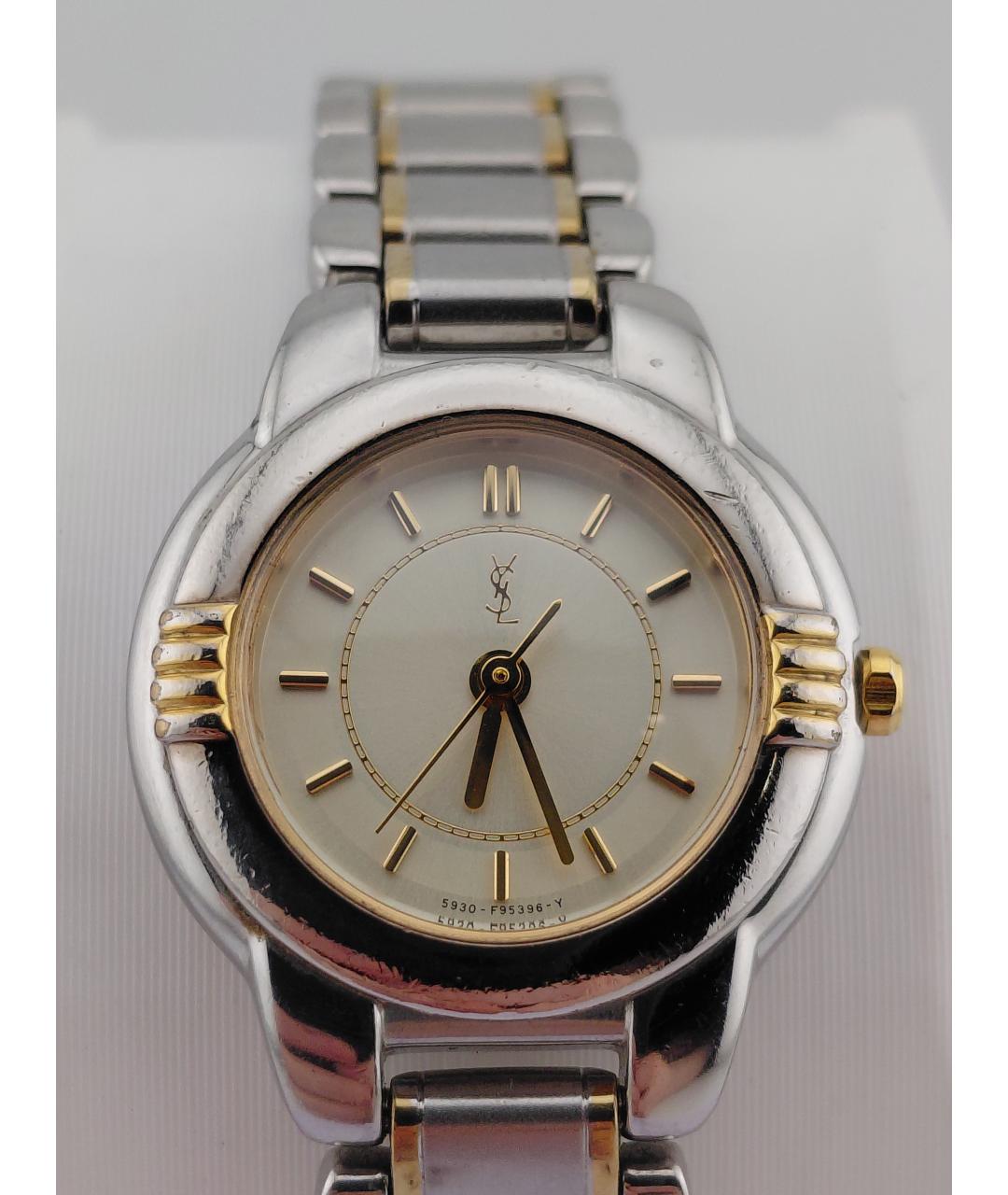 SAINT LAURENT Серебряные стальные часы, фото 2