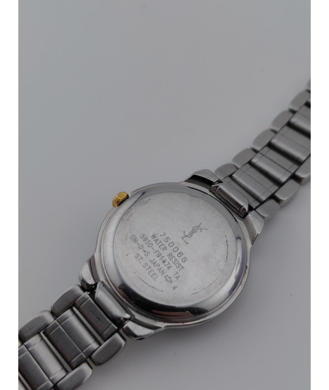 SAINT LAURENT Серебряные стальные часы, фото 7