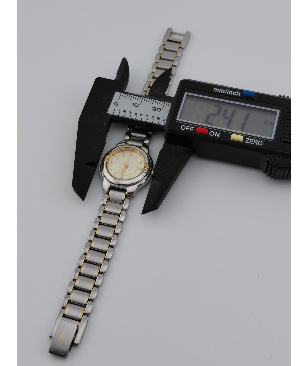 SAINT LAURENT Серебряные стальные часы, фото 8