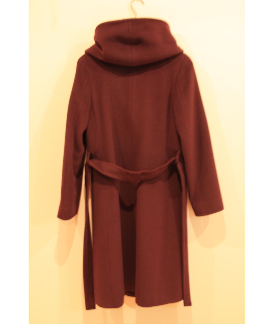 The coat Бордовое шерстяное пальто, фото 2