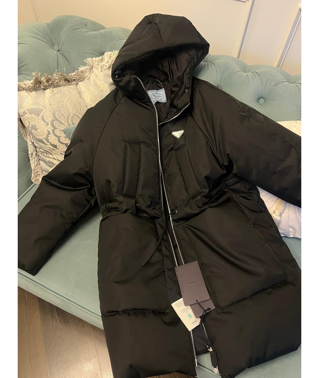 PRADA Черный пуховик, фото 4