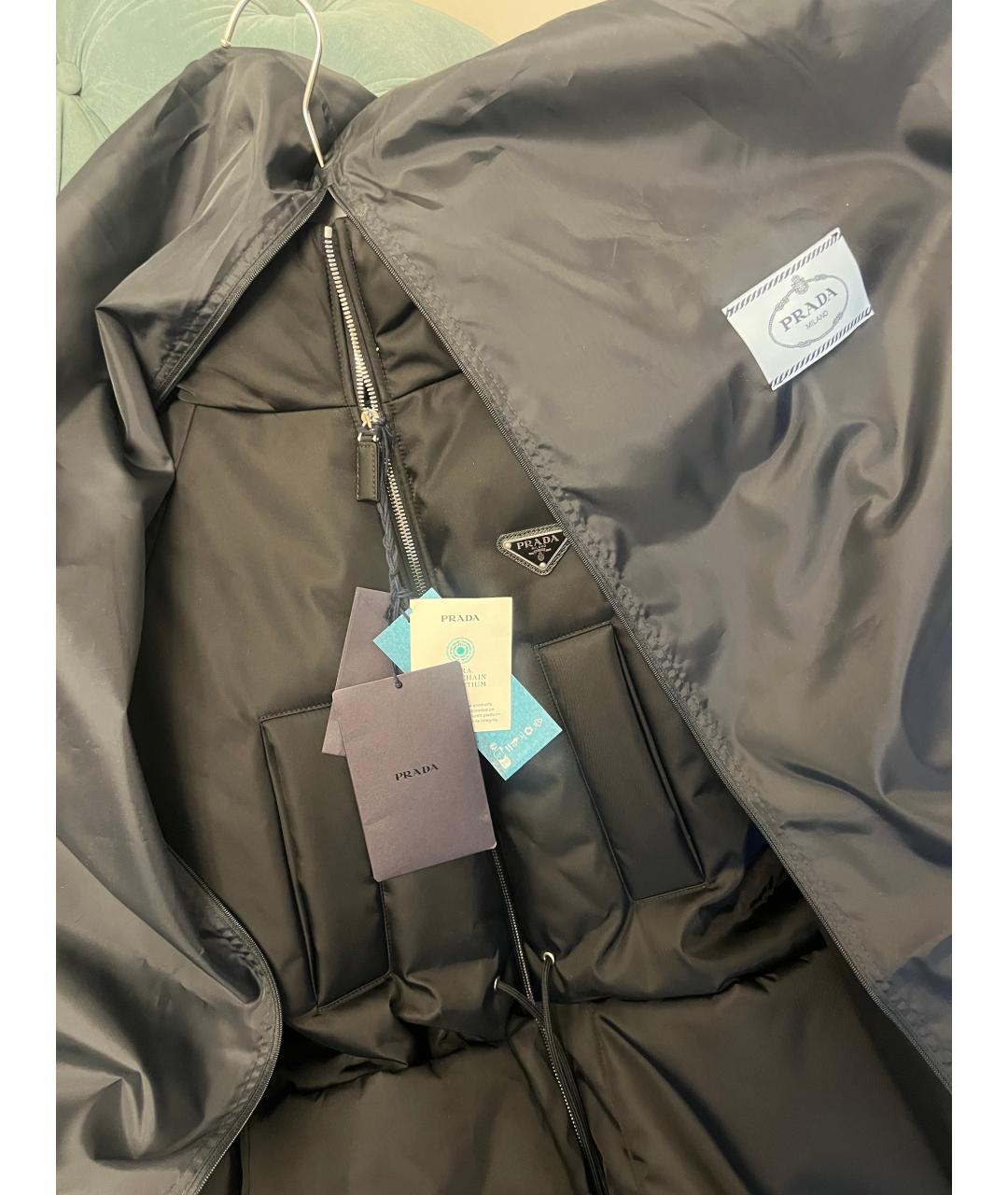 PRADA Черный пуховик, фото 9