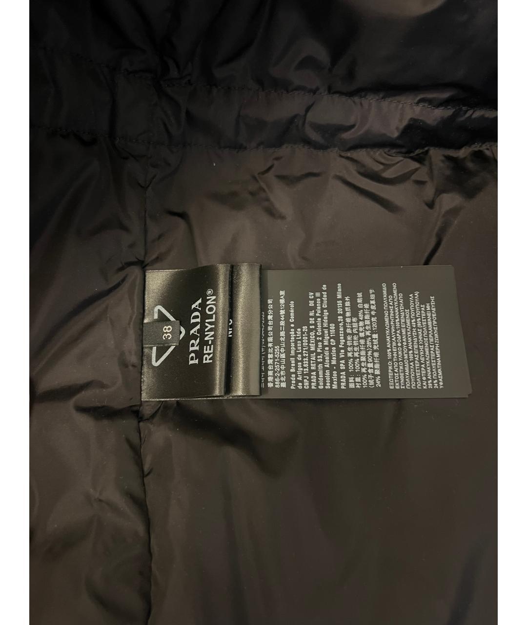 PRADA Черный пуховик, фото 7