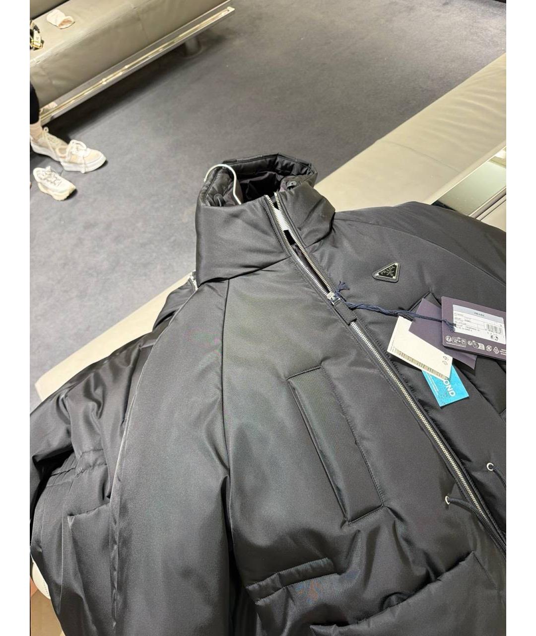 PRADA Черный пуховик, фото 3