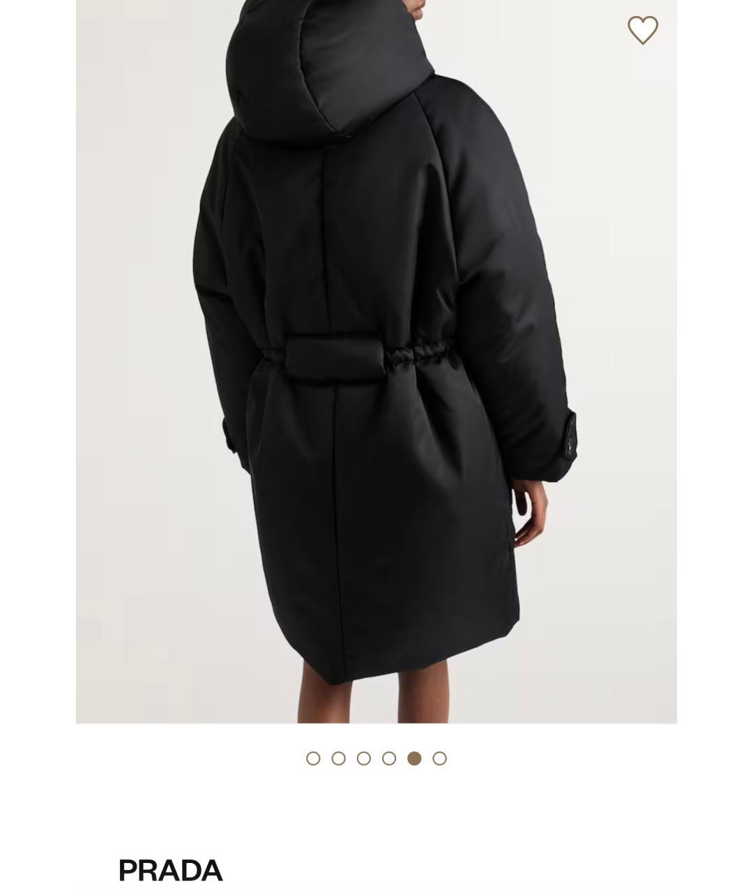 PRADA Черный пуховик, фото 2