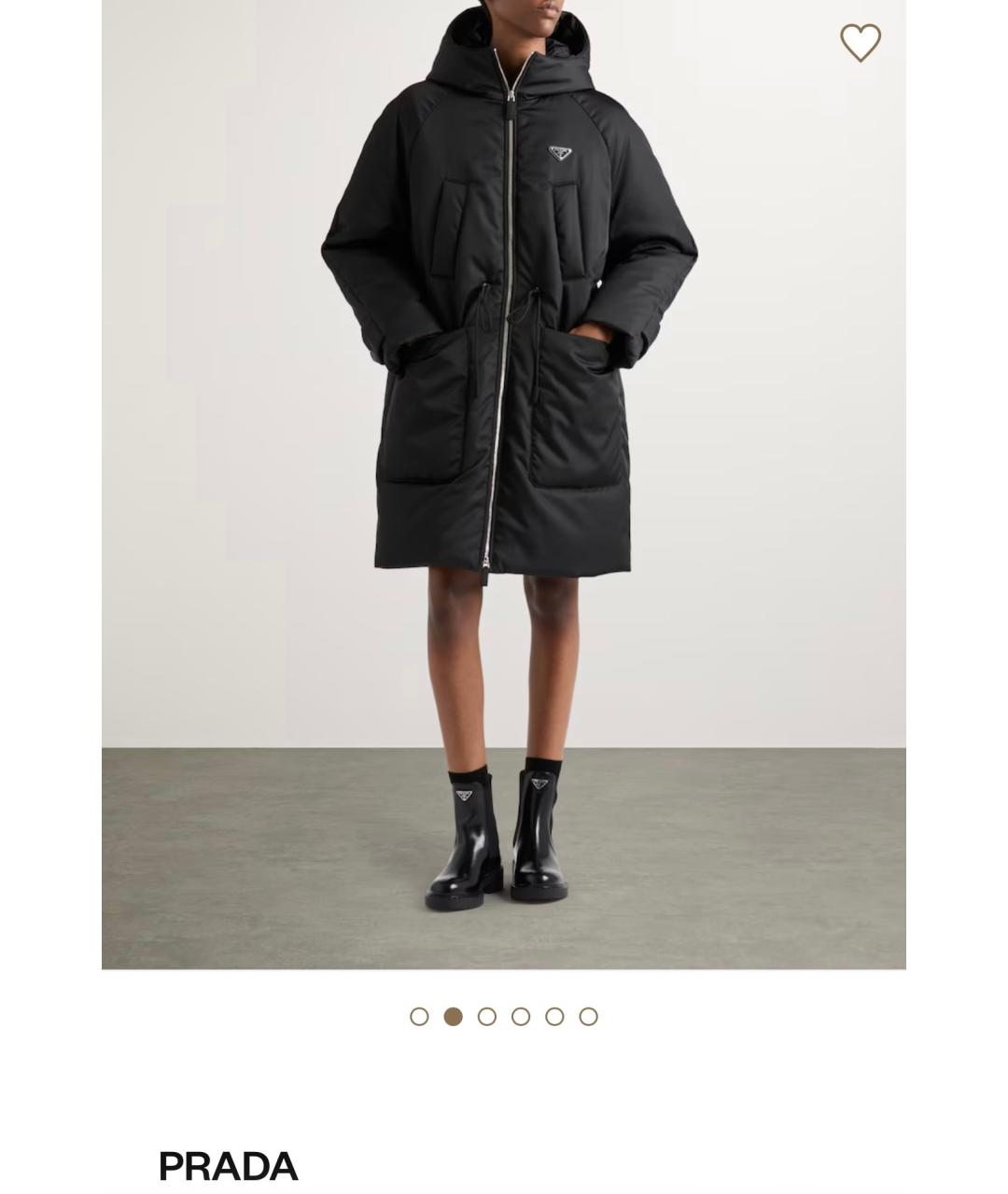 PRADA Черный пуховик, фото 10