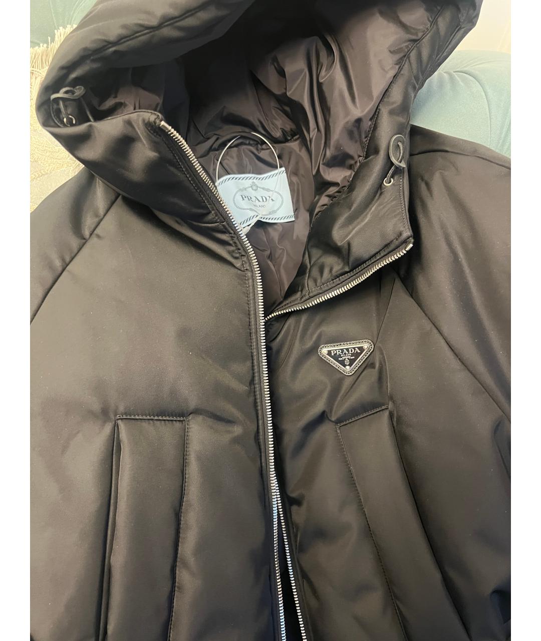 PRADA Черный пуховик, фото 8